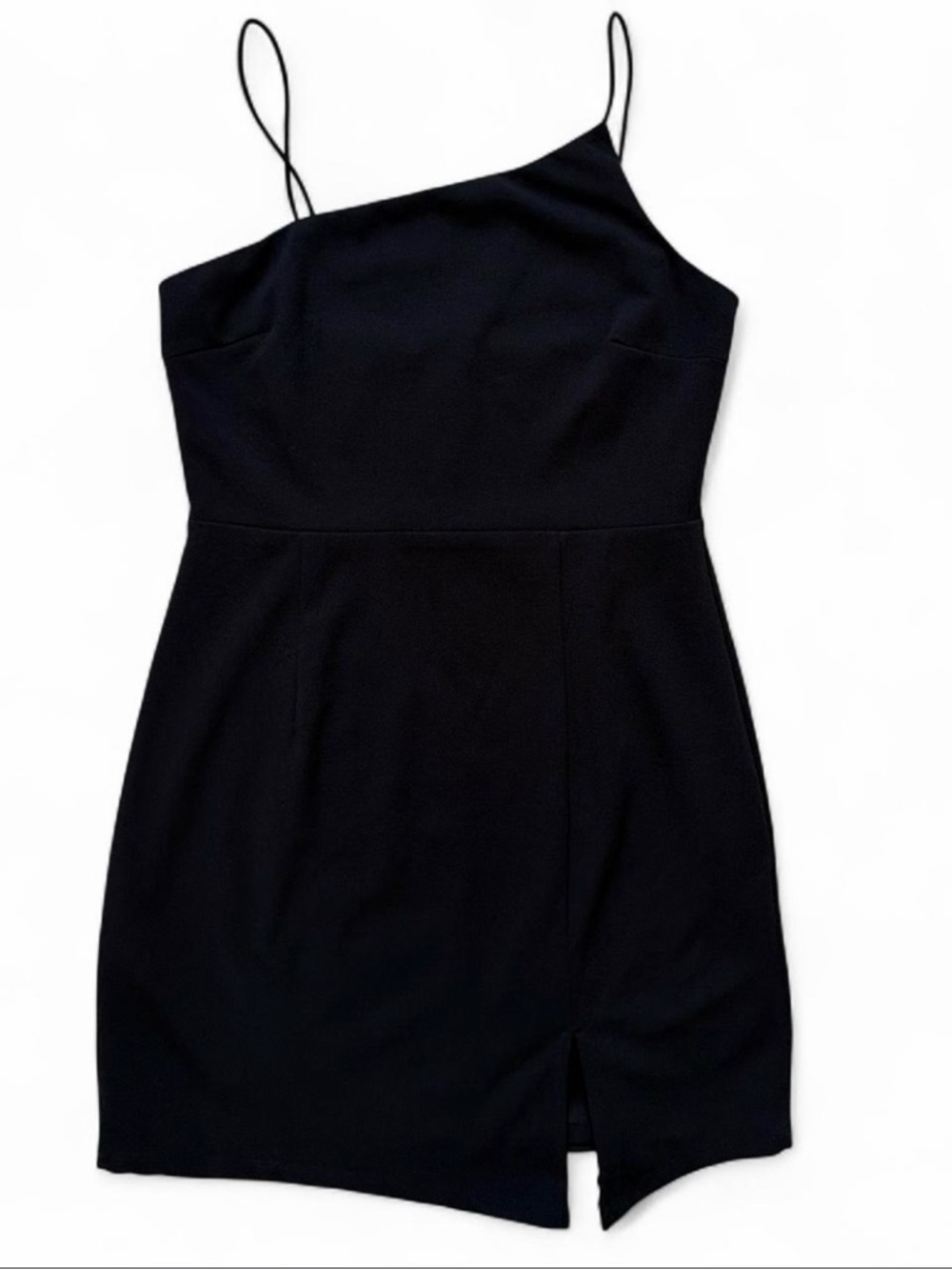 Olia Mini Dress Asymmetrical One
Shoulder Size M Black